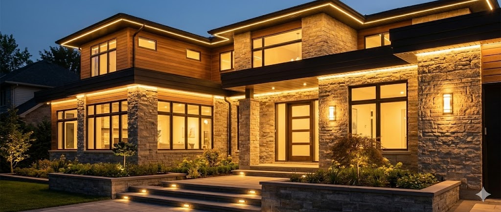 Perfiles LED para iluminación moderna en el hogar