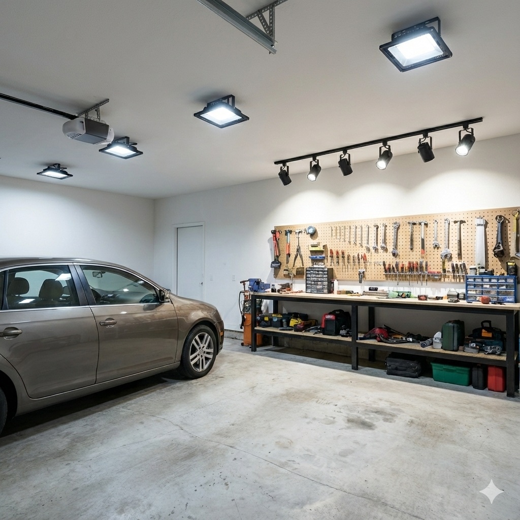 Iluminación LED para garajes