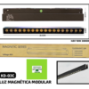 Luz magnética modular para riel magnética