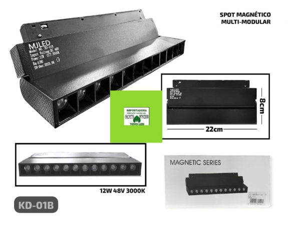 Spot magnético multi-modular