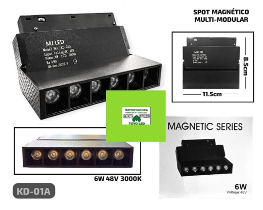 Spot magnético multi-modular