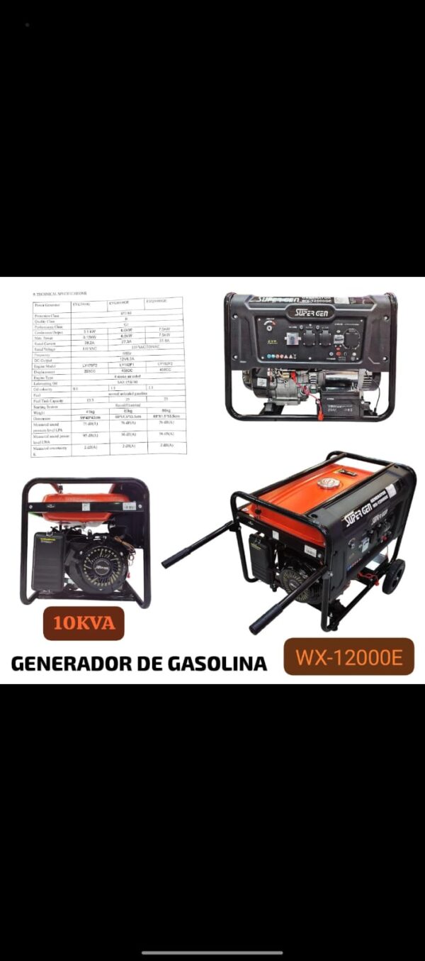 Generador a gasolina