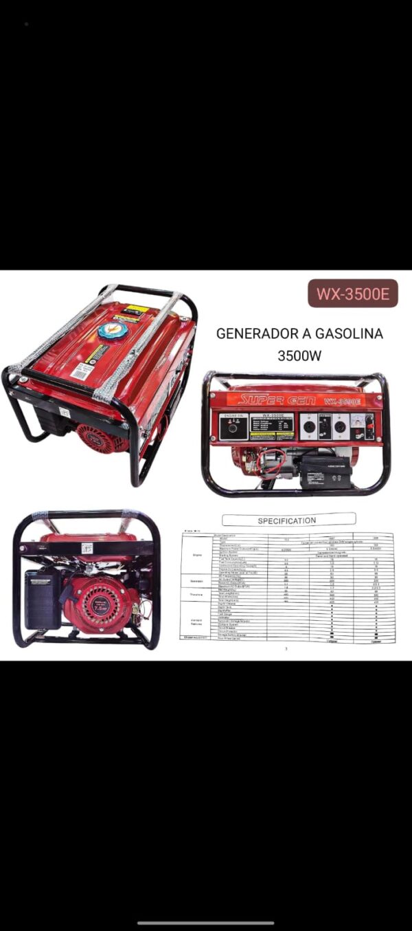 Generador a gasolina