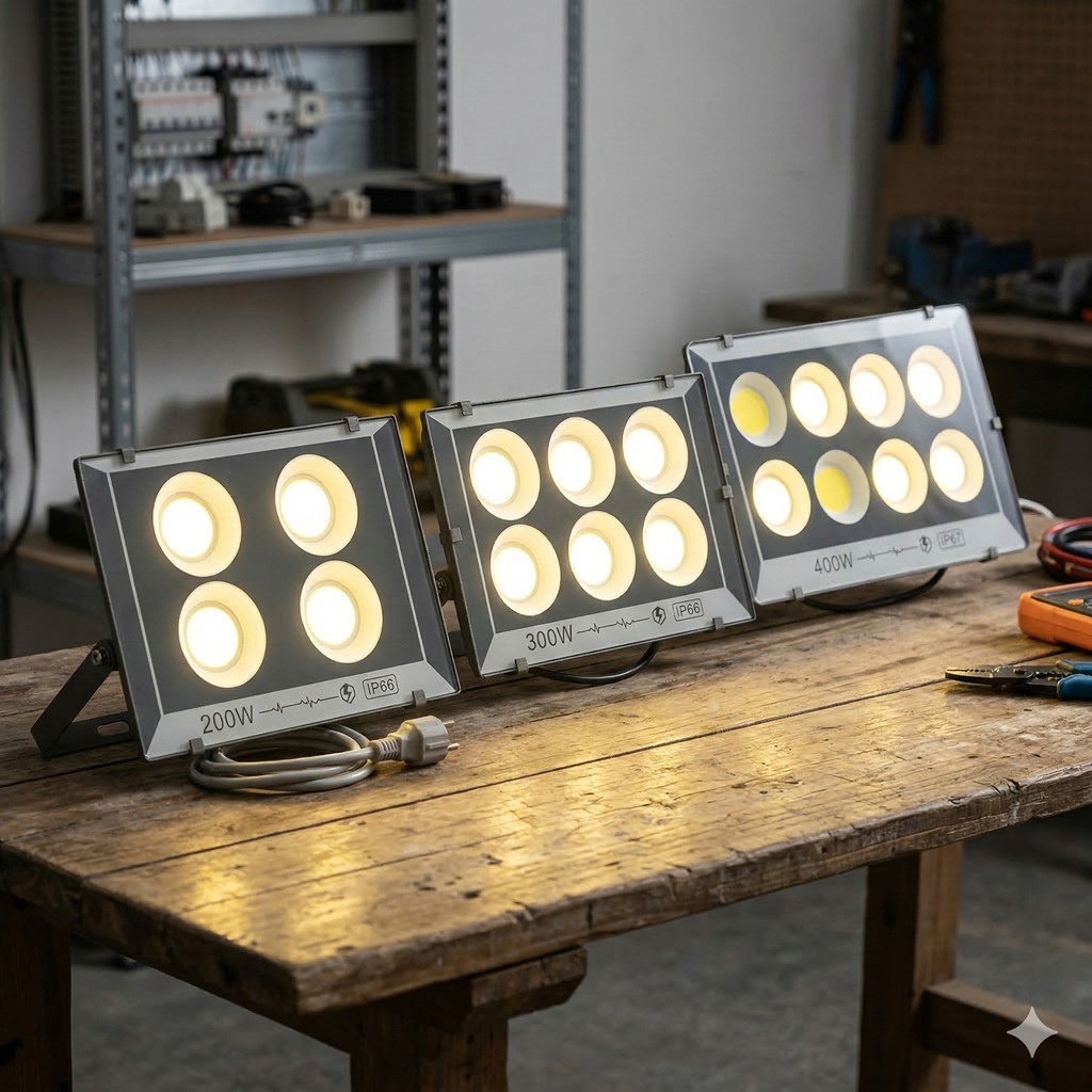 cob primary Reflectores LED Eléctricos de Alta Potencia 100W–1000W (COB 12)