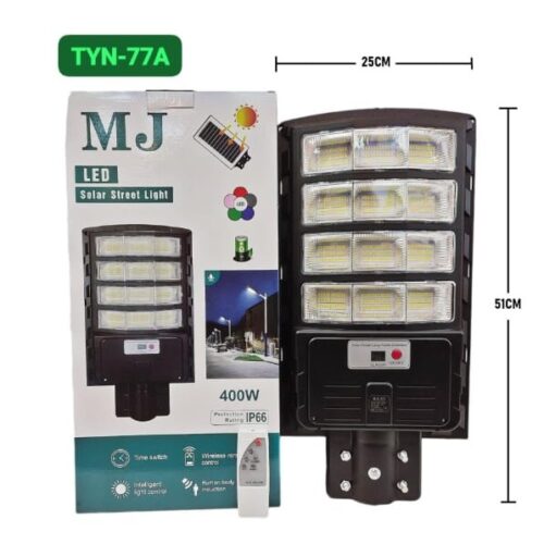 Lámpara Solar LED para Calle 400W con Control Remoto IP66 TYN-77A
