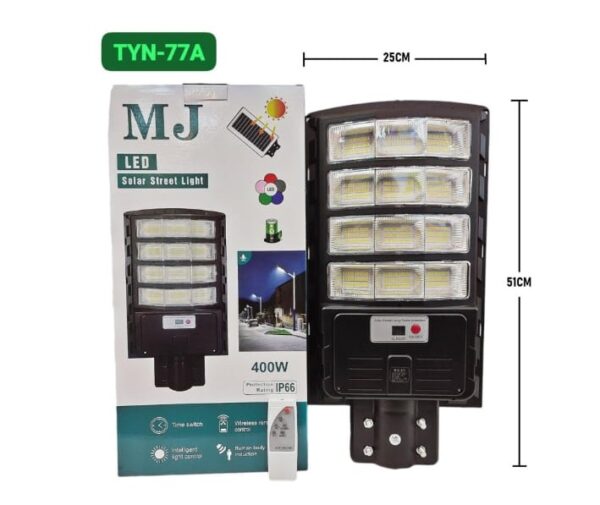 reflectores solares (1) Lámpara Solar LED para Calle 400W con Control Remoto IP66 TYN-77A