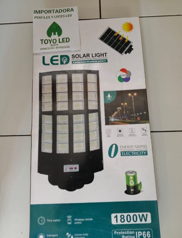 Lámpara Solar Suburbana LED MJ-Series 32 Módulos All-in-One con Sensor de Radar y Control Remoto