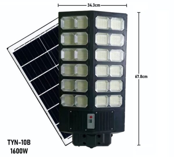 Reflector Solar LED Profesional TYN-10B 1600W con Panel Independiente de Gran Formato